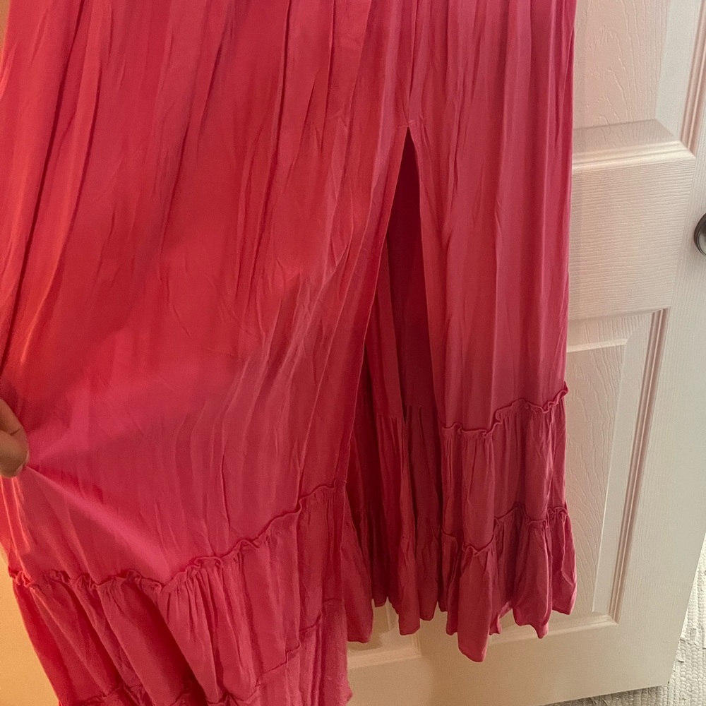 Miss Avenue Strapless Pink Maxi Dress - Picture 6 of 6